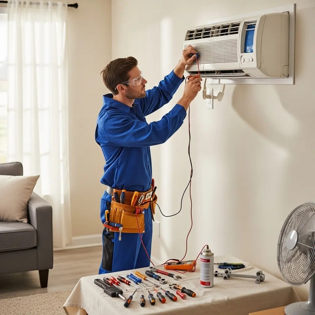 Salihli Hotpoint Hotpoint klima gaz dolumu ve bakım – Enerji verimliliği artırıldı. - Teknik servis örneği